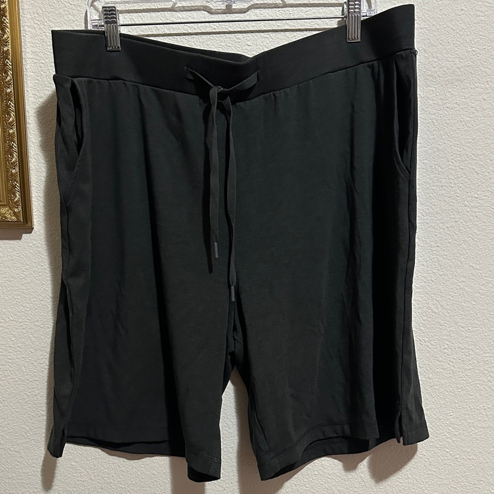 Cozy Earth Black Drawstring Shorts